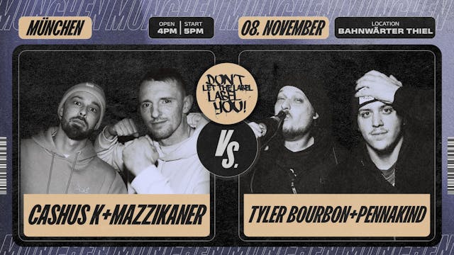CASHUS K + MAZZIKANER vs TYLER BOURBON + PENNAKIND