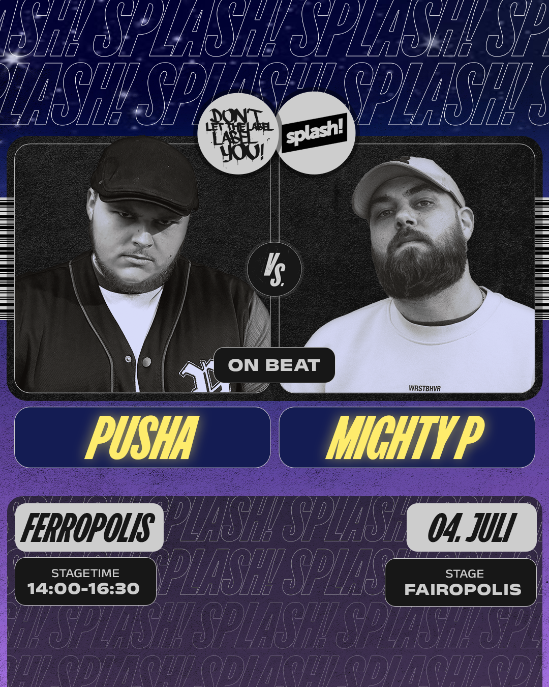 PUSHA vs MIGHTY P