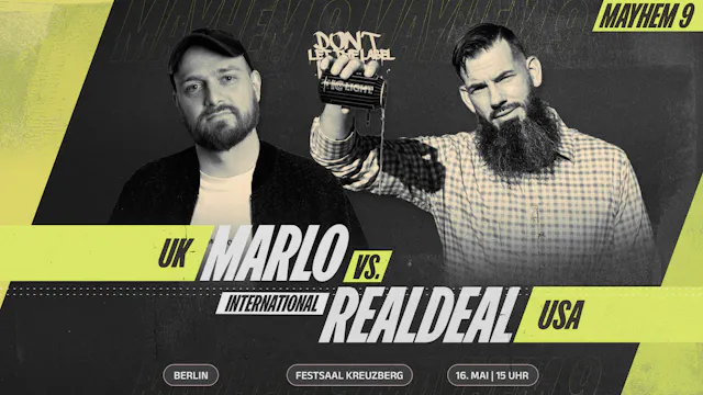MARLO vs REALDEAL | INTERNATIONAL BATTLE