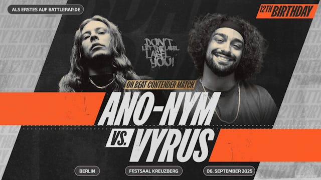 ANO-NYM vs VYRUS (ON BEAT TITLE CONTENDER MATCH)