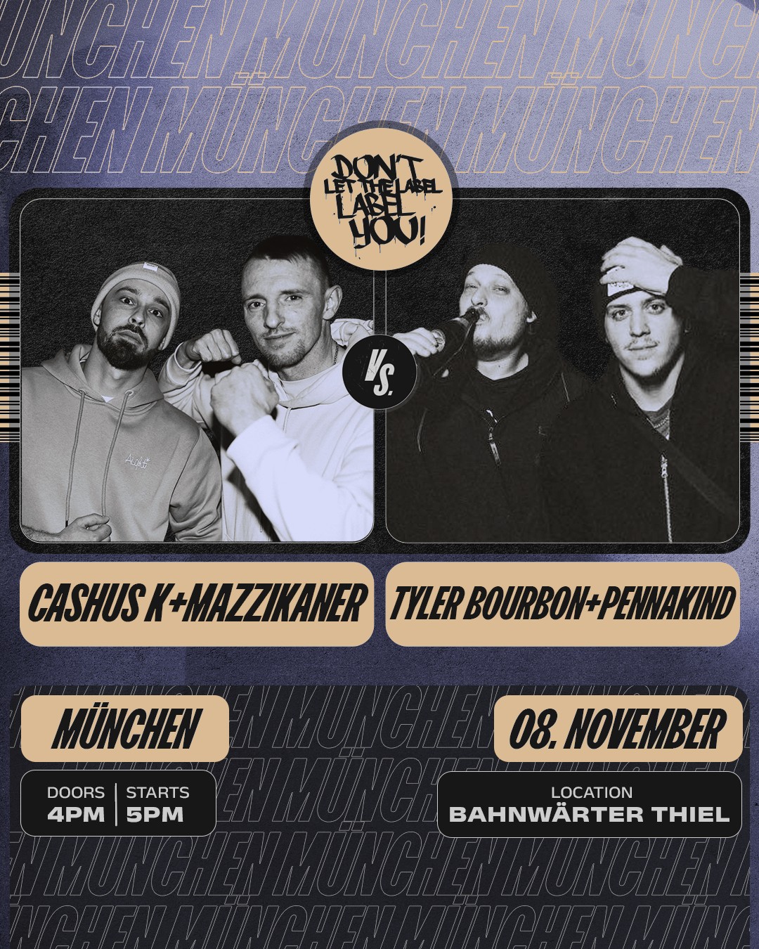 CASHUS K + MAZZIKANER vs TYLER BOURBON + PENNAKIND