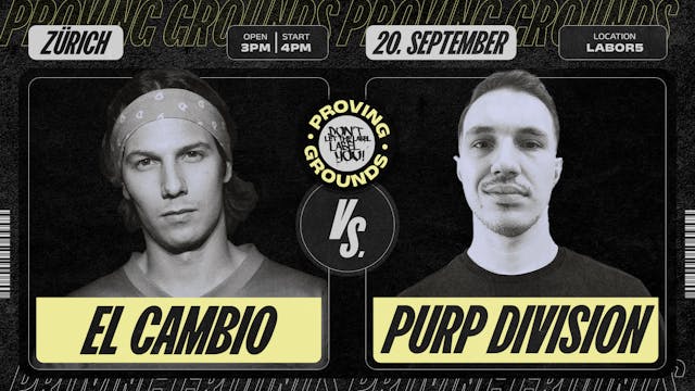EL CAMBIO vs PURP DIVISION