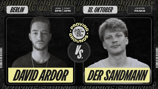 DAVID ARDOR vs DER SANDMANN