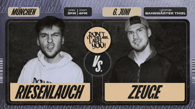 RIESENLAUCH vs ZEUGE