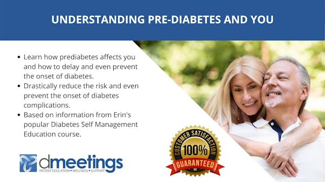 Pre-Diabetes - Understanding Pre-Diabetes & You