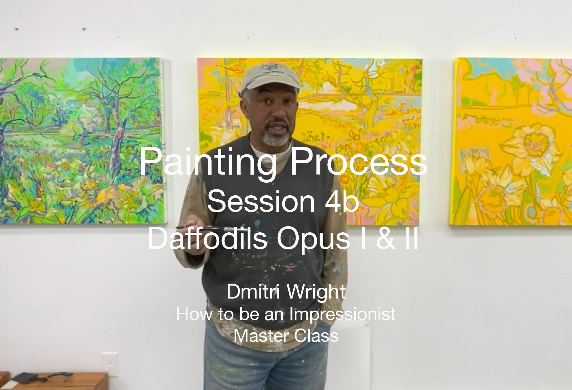 Painting Process Session 4b: Daffodils Opus I & II 