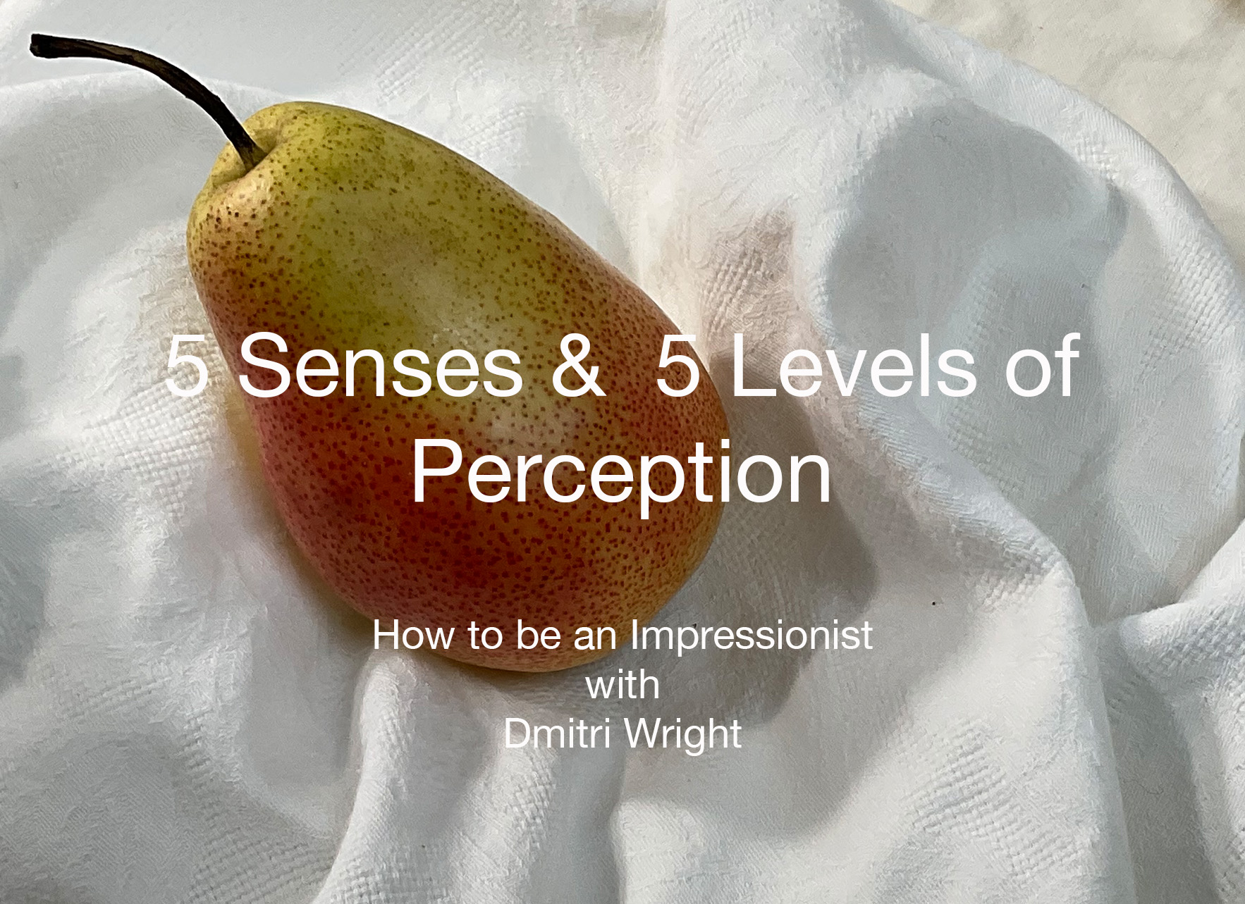 The 5 Senses and 5 Visual Perceptions &  Exercise