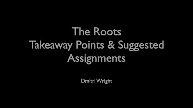 9. Roots Takeaways - Assignments