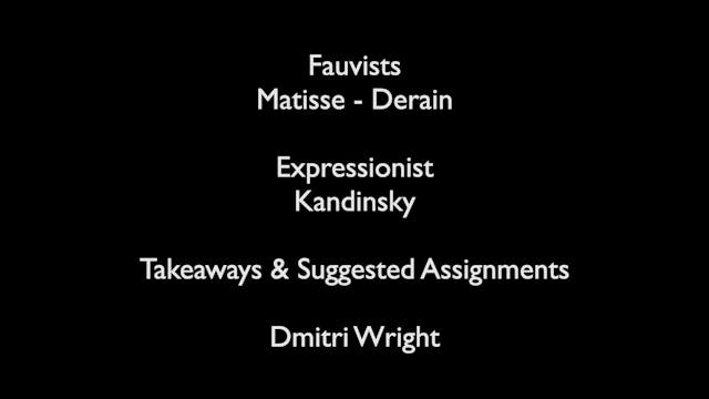 15. Matisse-Derain-Kandinsky Assignments
