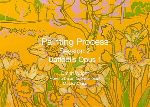 Painting Process Session 2: Daffodils...
