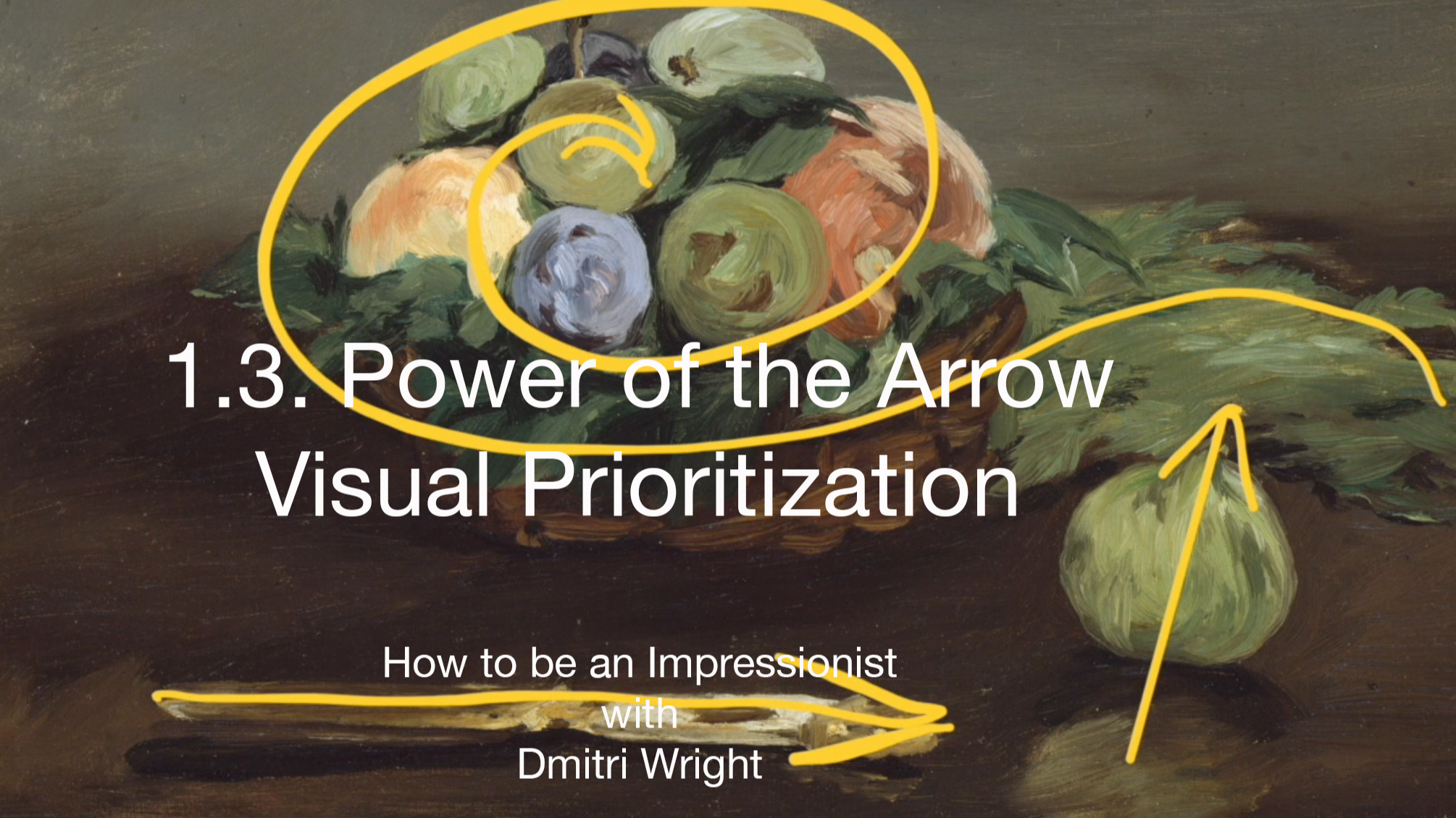 1.3. Power of the Arrow - Visual Prioritization