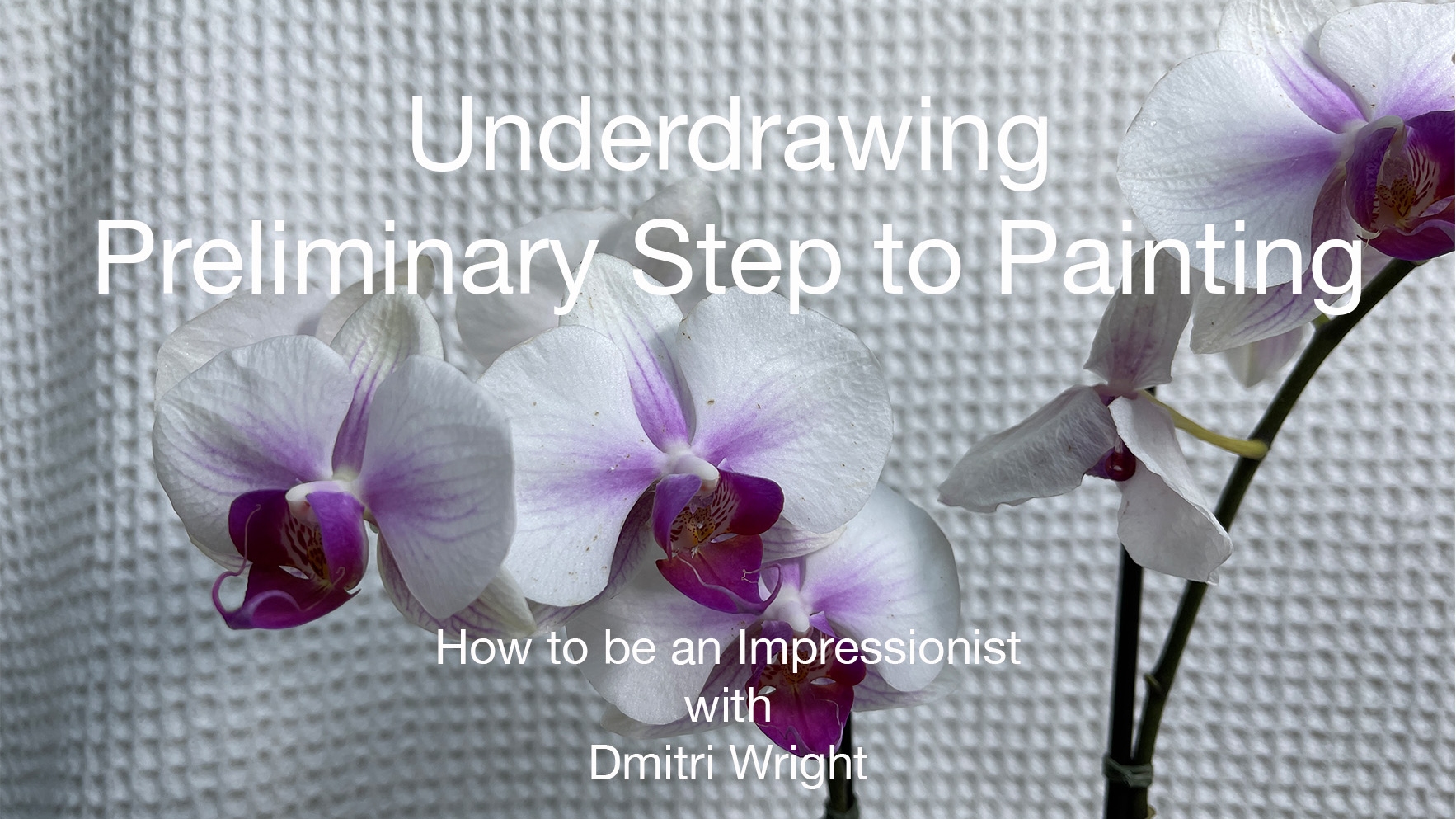 Underdrawing Preliminary Step to Painting