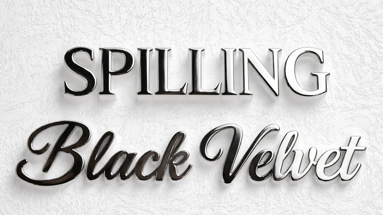 Spilling Black Velvet