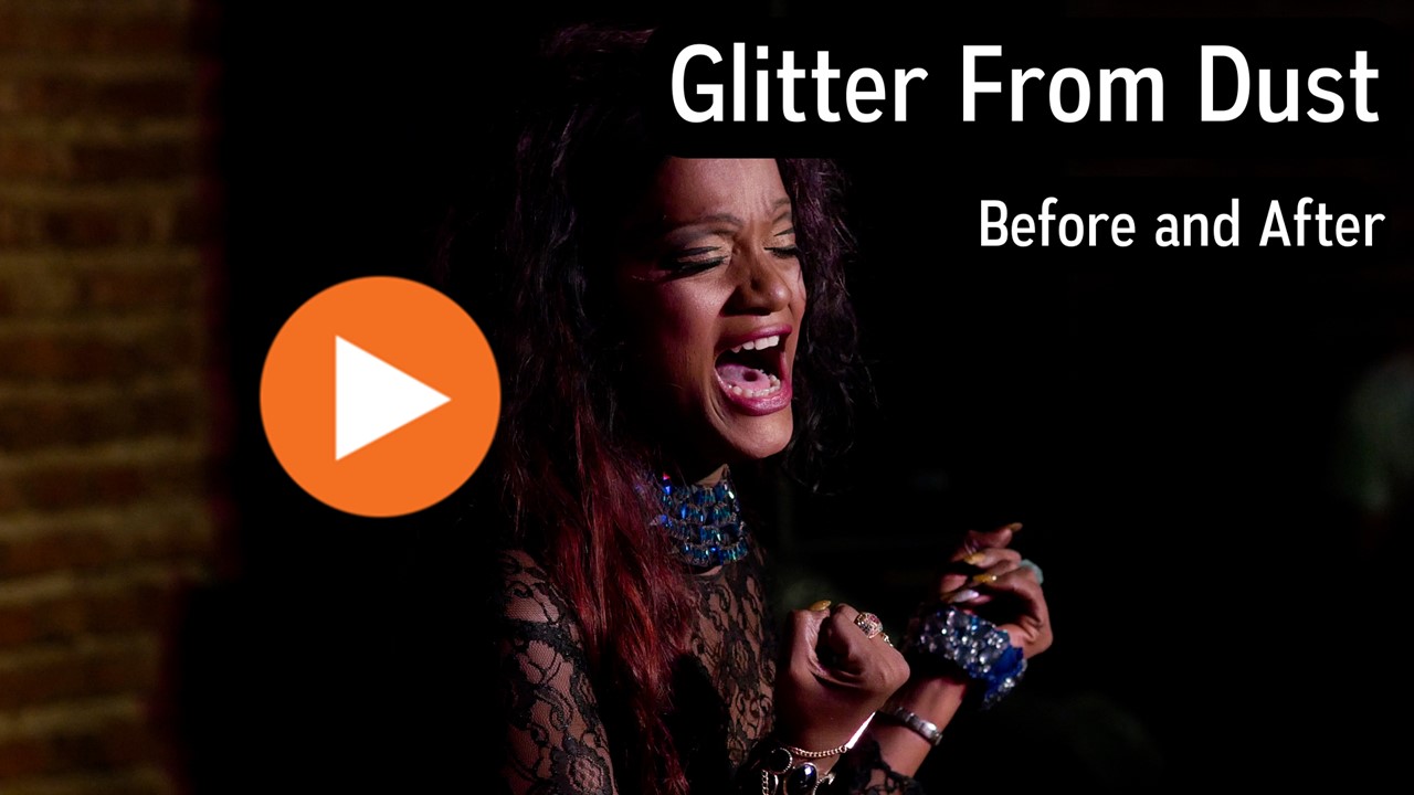 Glitter From Dust -  Before and After - Nomi
