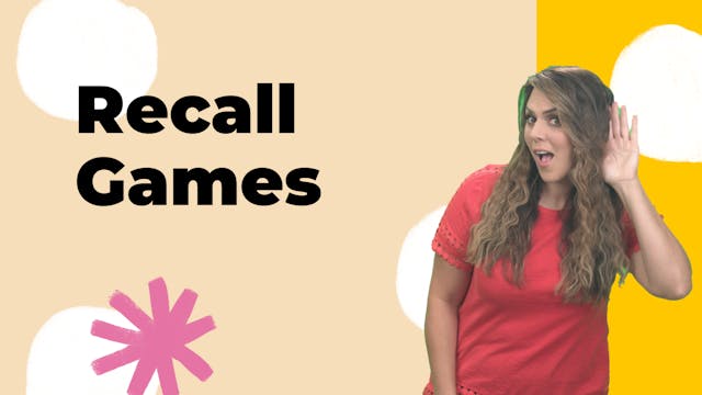 At Home: Recall Games