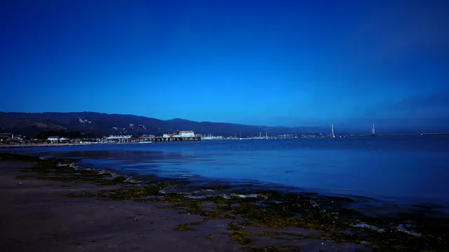 Quiet Night by the Pier