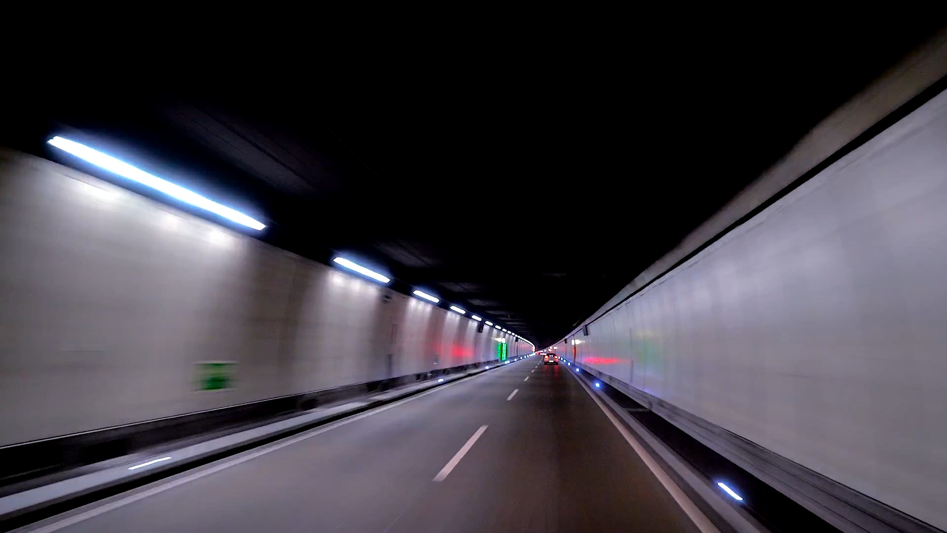 A Drive Through the Night Tunnel