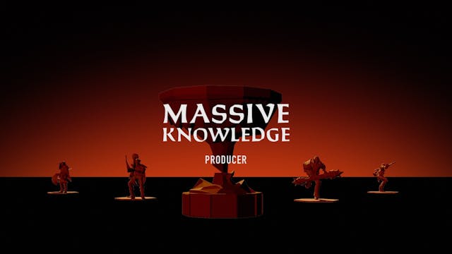 MASSIVE KNOWLEDGE // Producer Anthony Vaughn