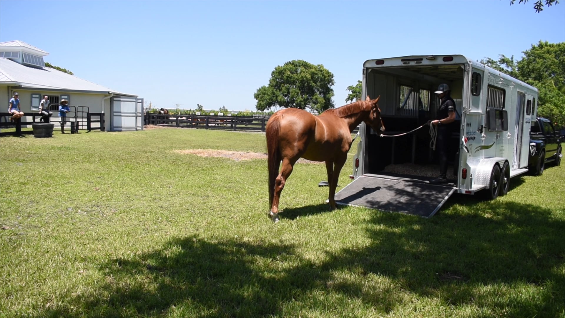 Very Nervous with trailer loading part 1