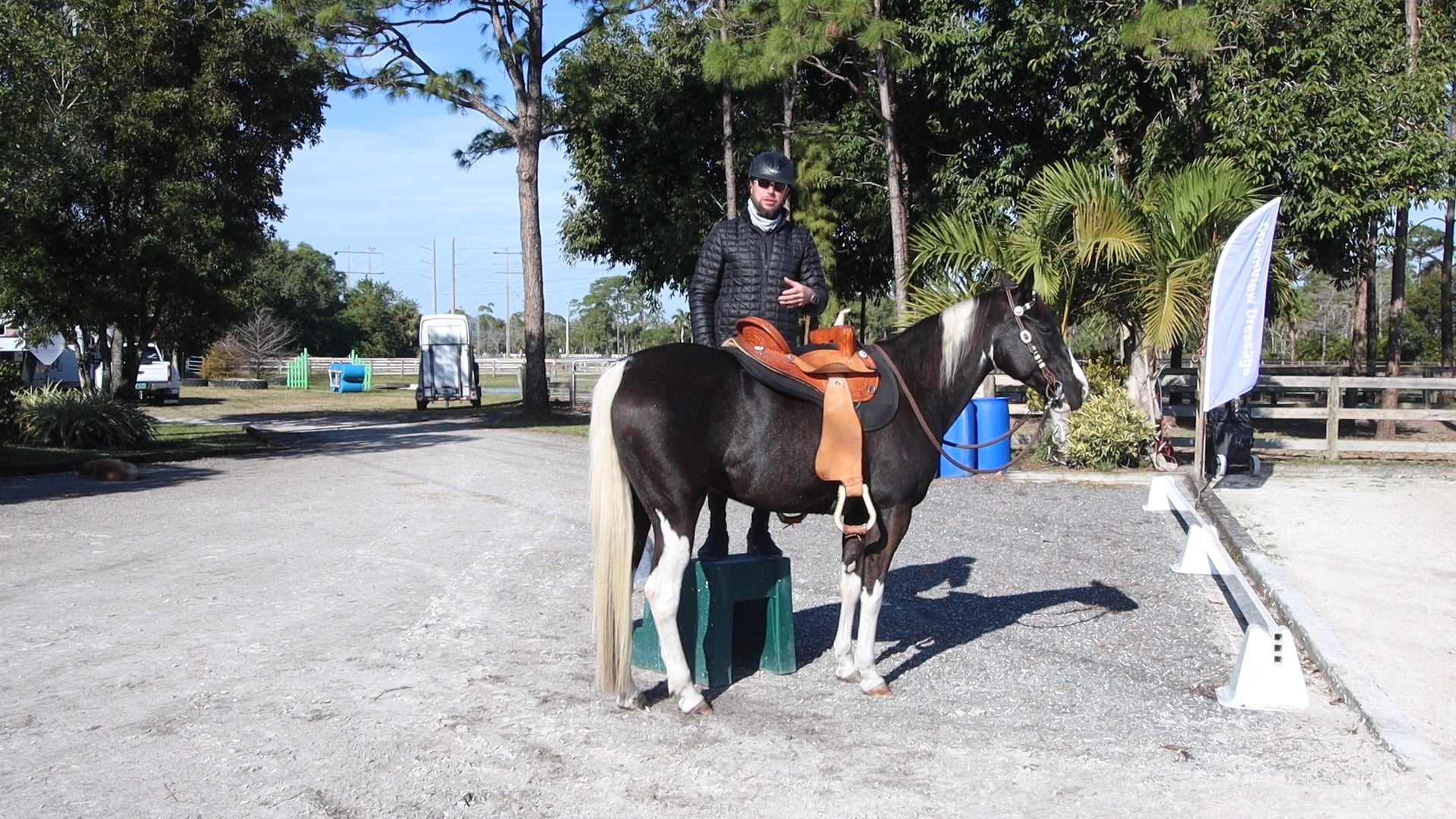 Teaching Your Horse to Move to the Mounting Block