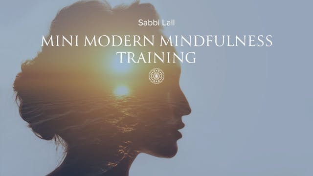 Modern Mindfulness Training • Sabbi Lall