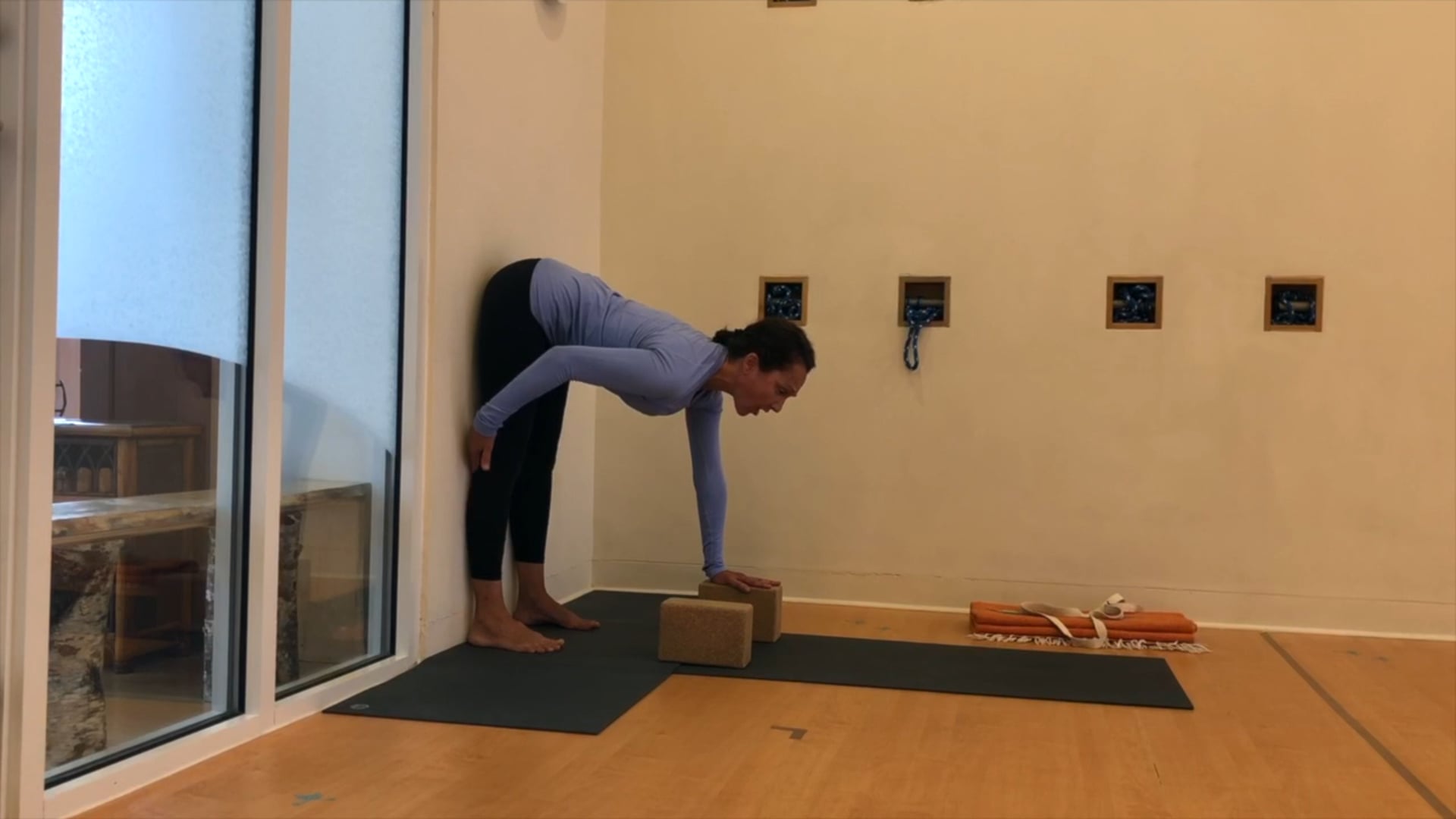 Iyengar: Using the Wall as a Prop: Part 1 • Nadja Refaie • 40 min