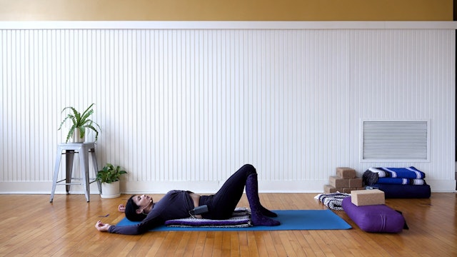 Relax & Renew: Playing with Supported Back Bends • Sabbi Lall • 30 min