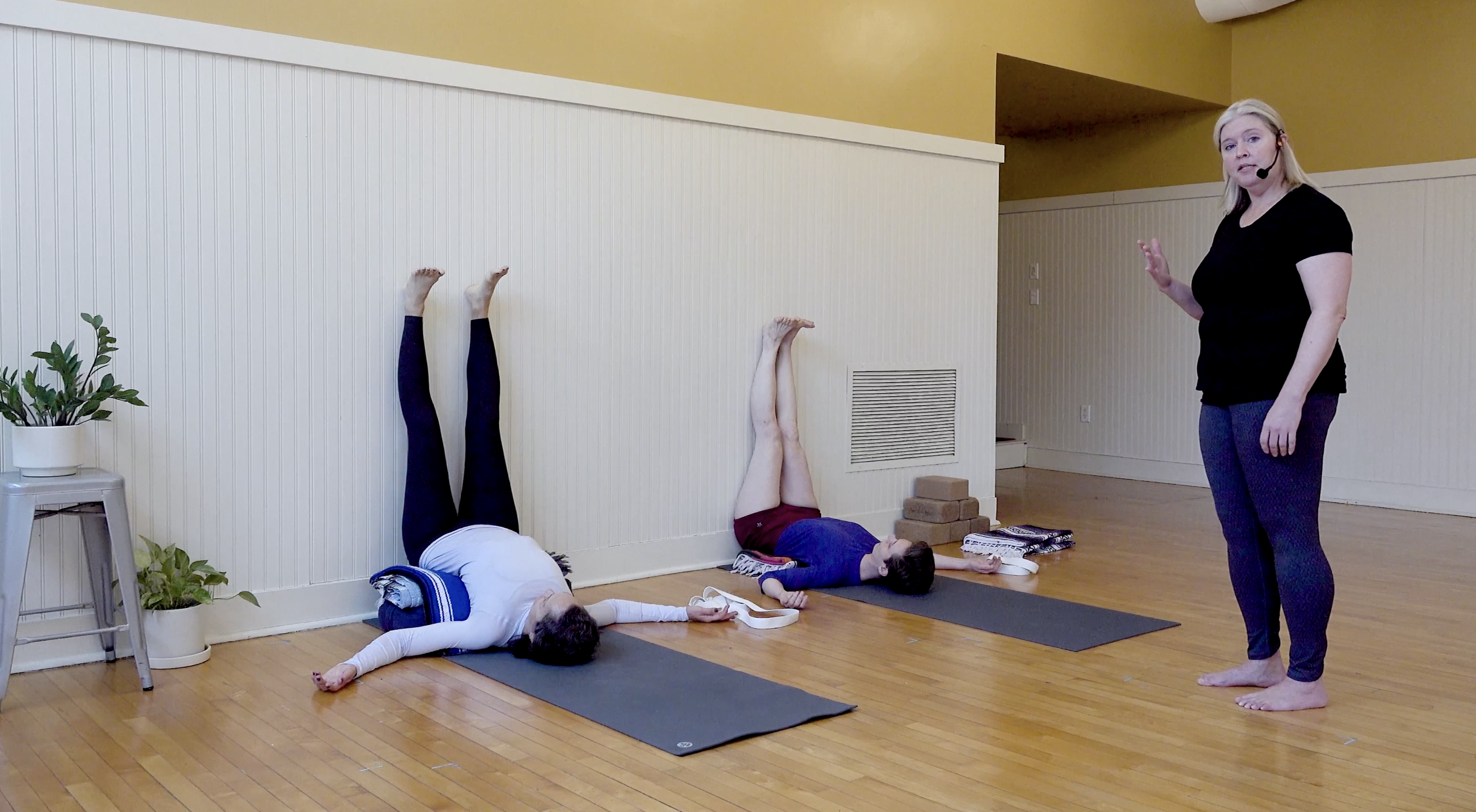 Iyengar: Viparita Karani Cycle • Tristan Boyer Binns • 23 min