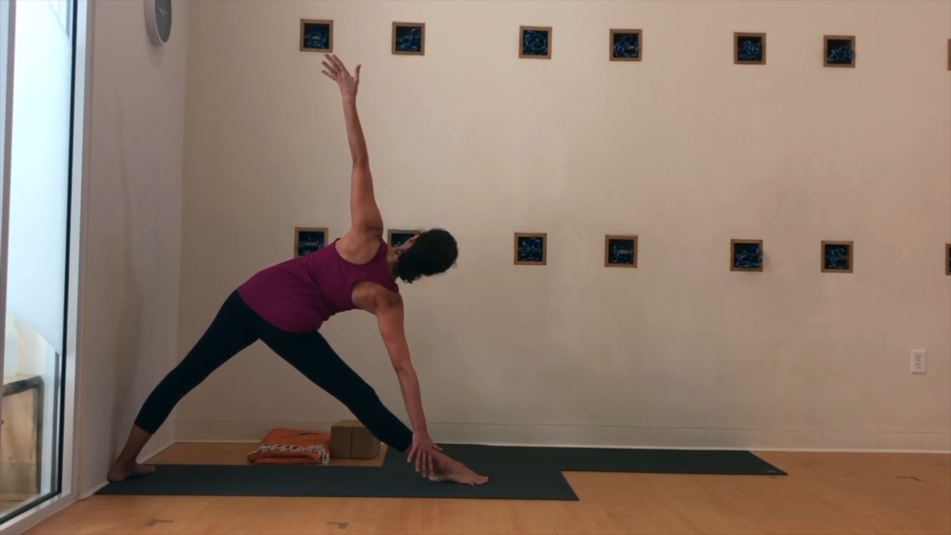 Iyengar: Using the Wall as a Prop Part 2 • Nadia Refaie • 50 min