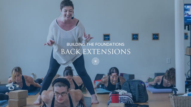 Building the Foundation: Back Extensi...