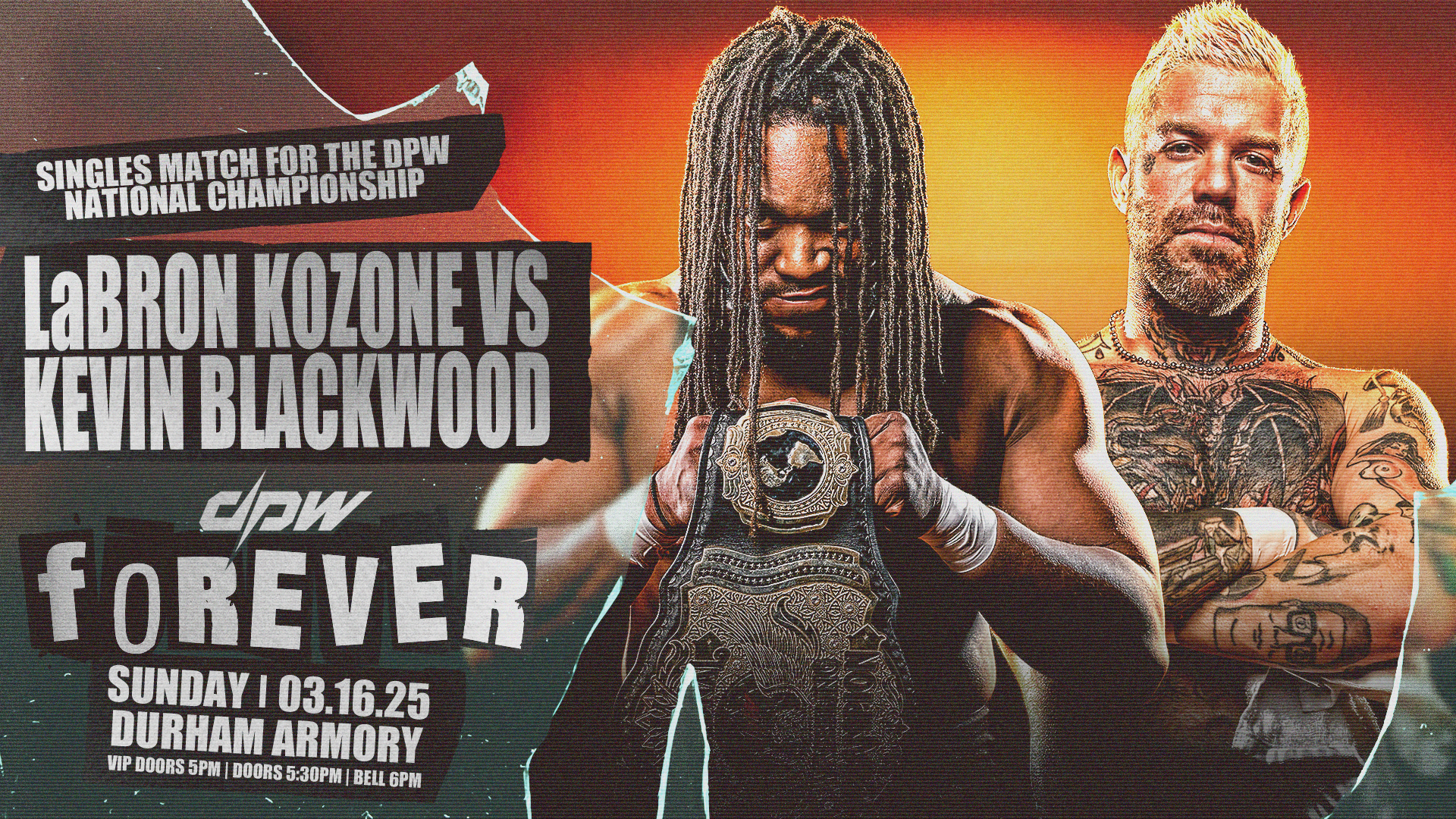 LaBron Kozone (c) vs Kevin Blackwood