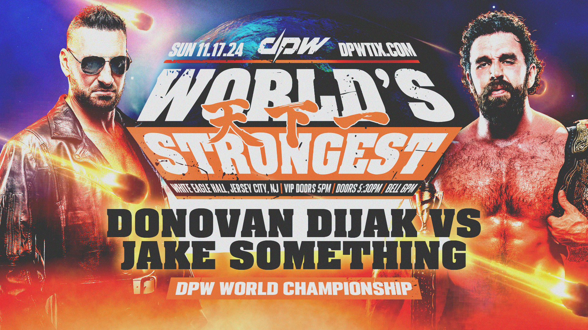 Jake Something (c) vs Donovan Dijak