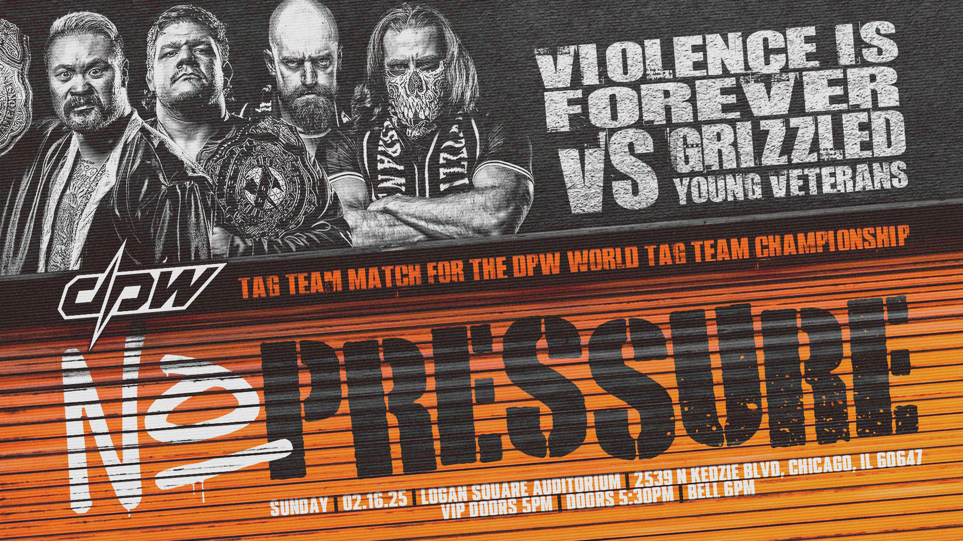 Violence Is Forever (c) vs Grizzled Young Veterans