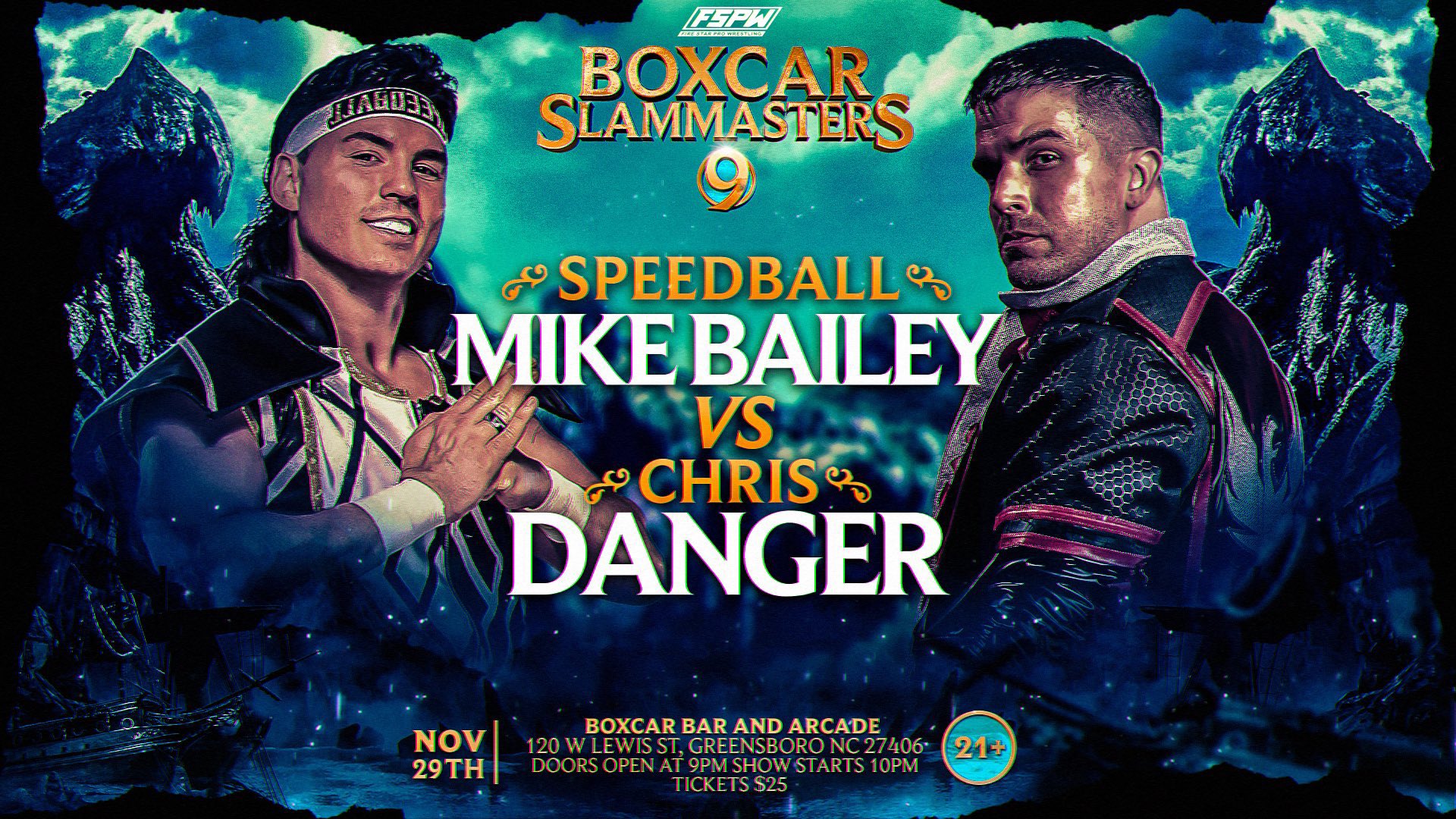 Chris Danger vs "Speedball" Mike Bailey