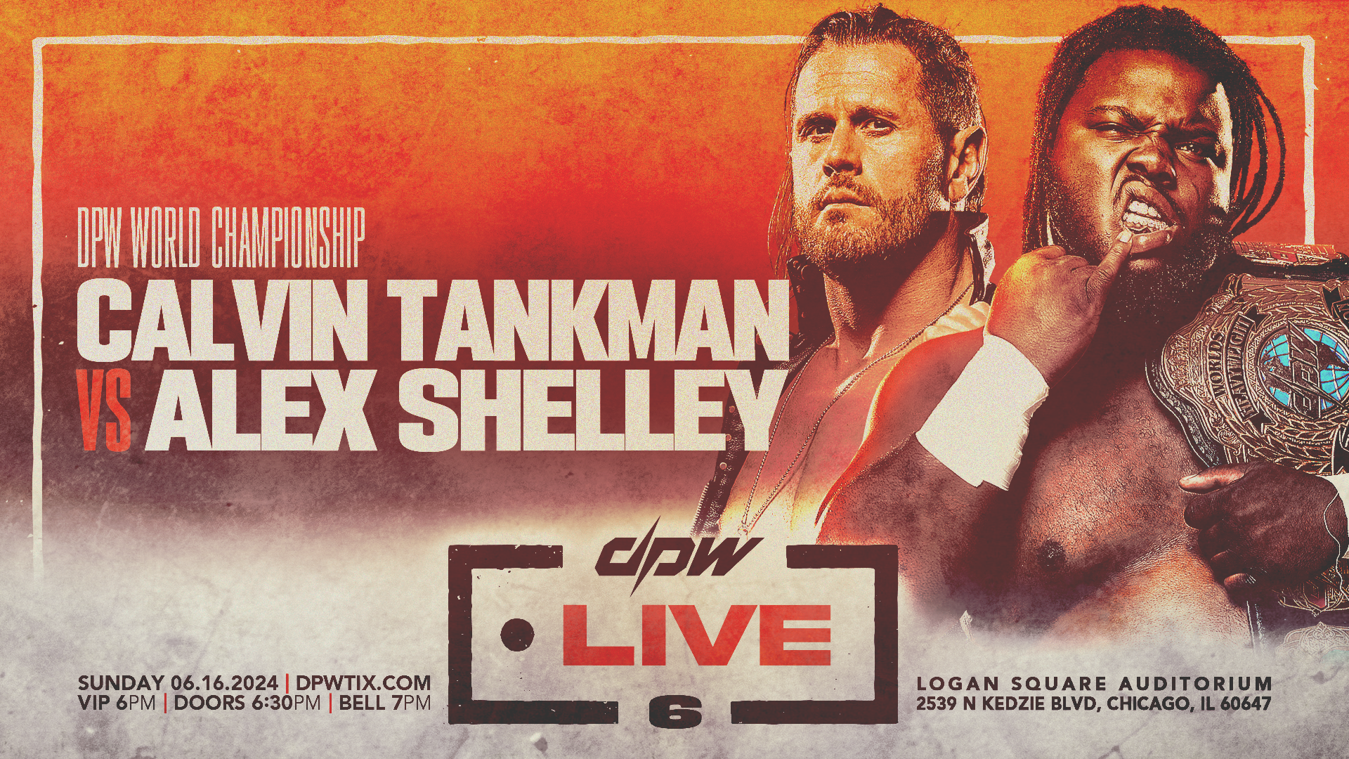 Calvin Tankman (c) vs Alex Shelley