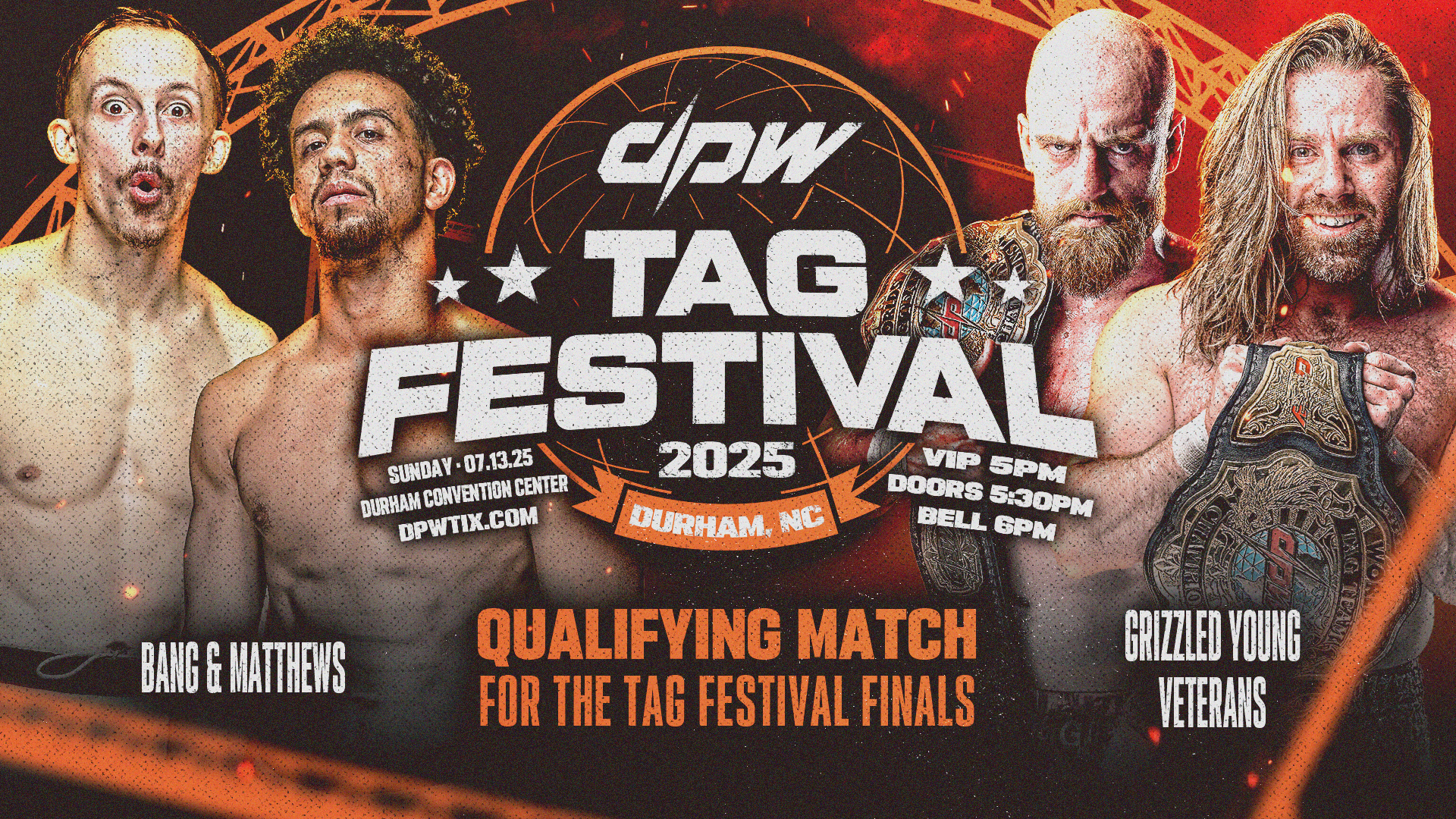 Bang & Matthews vs Grizzled Young Veterans