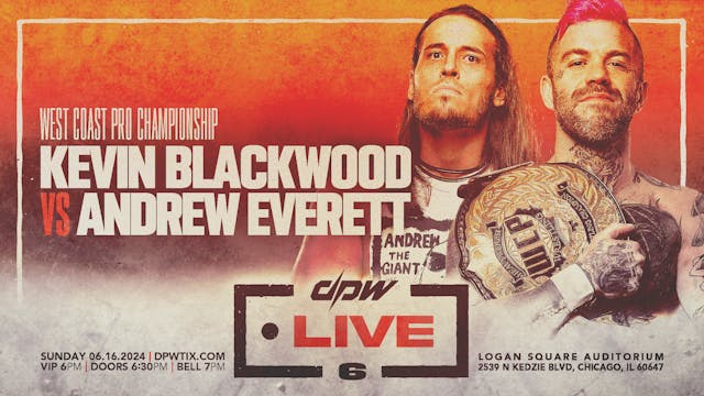 Kevin Blackwood vs Andrew Everett