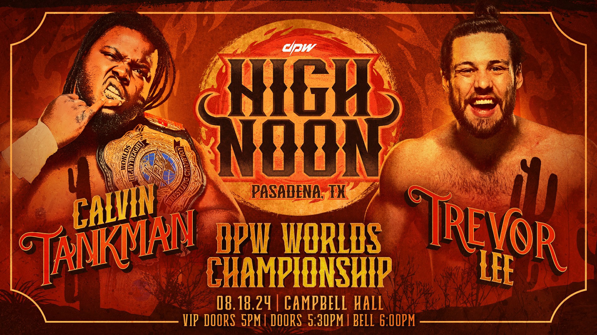 Calvin Tankman (c) vs Trevor Lee