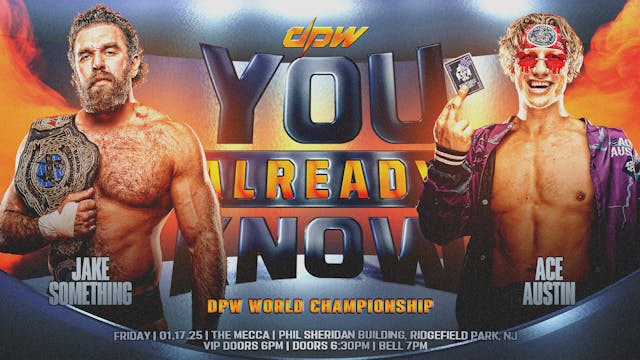 Jake Something (c) vs Ace Austin