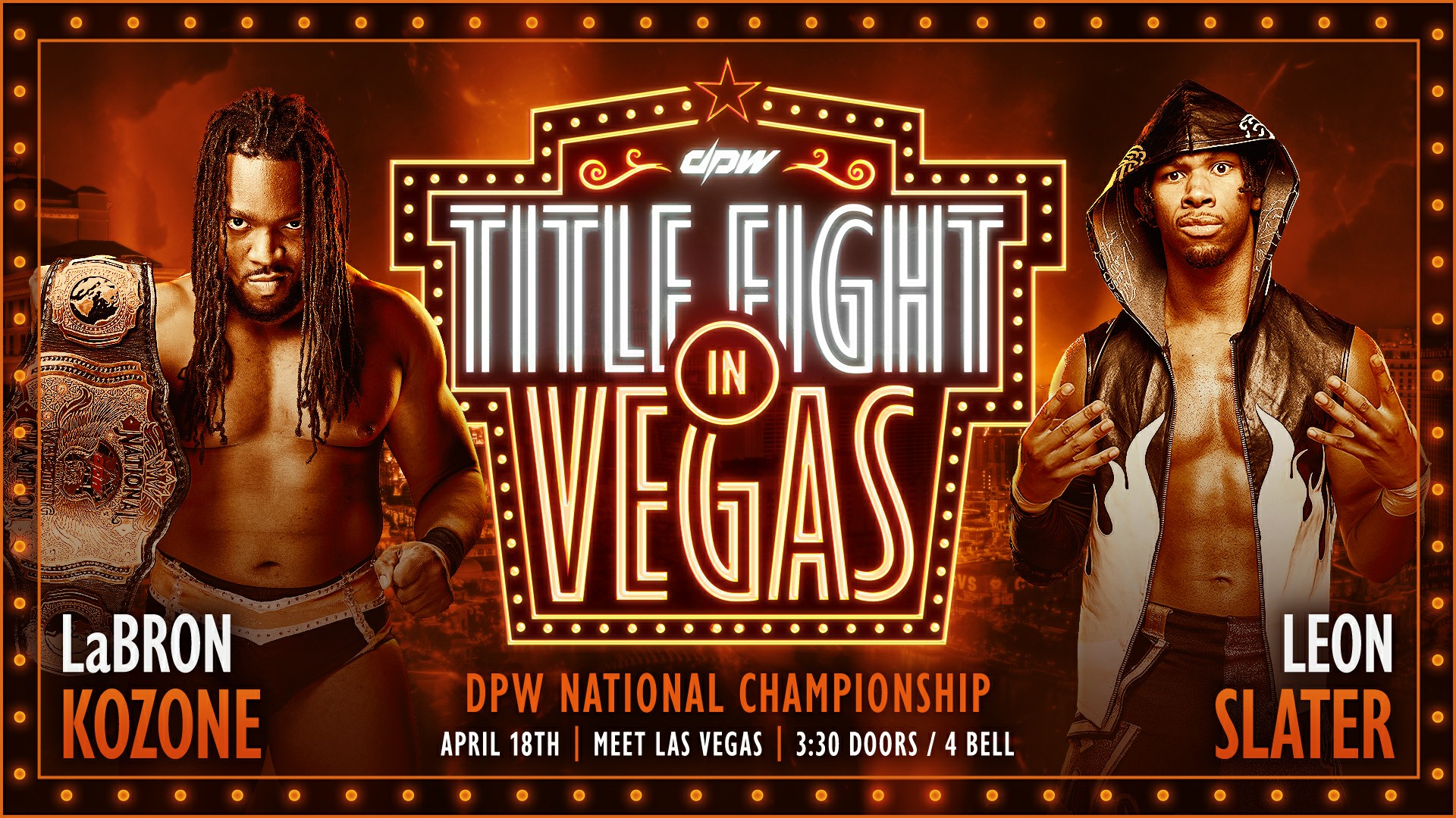 LaBron Kozone (c) vs Leon Slater