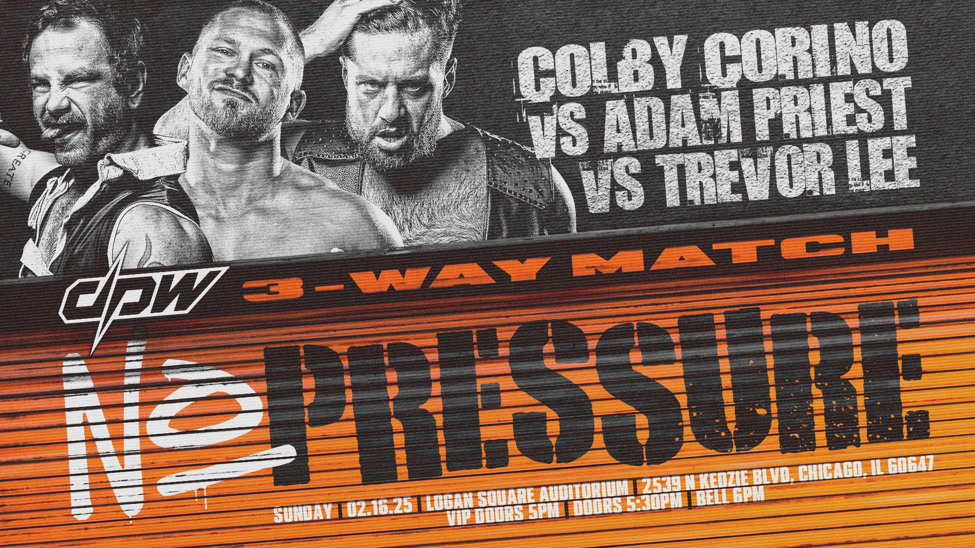 Colby Corino vs Adam Priest vs Trevor Lee