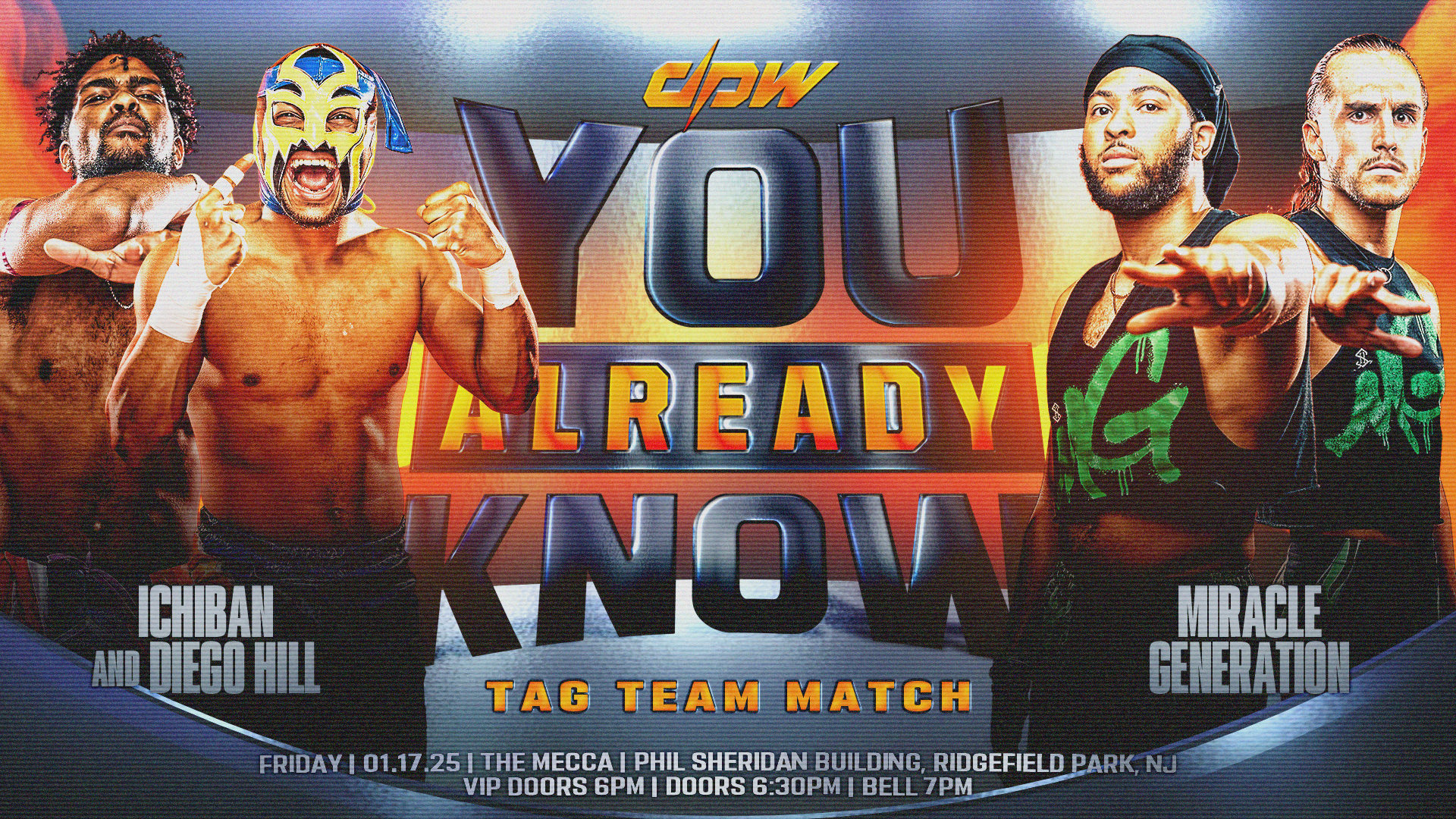 Ichiban & Diego Hill vs Miracle Generation