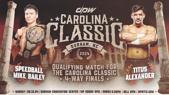 Mike Bailey vs Titus Alexander