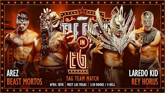 Arez & The Beast Mortos vs Laredo Kid...