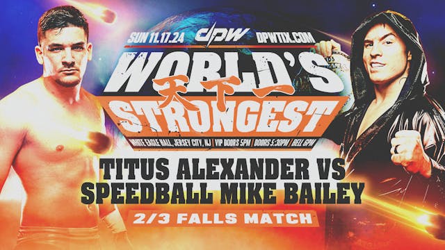 Titus Alexander vs Mike Bailey