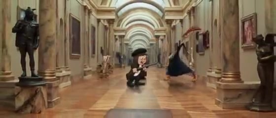 Looney Tunes Funny Paintings Scene