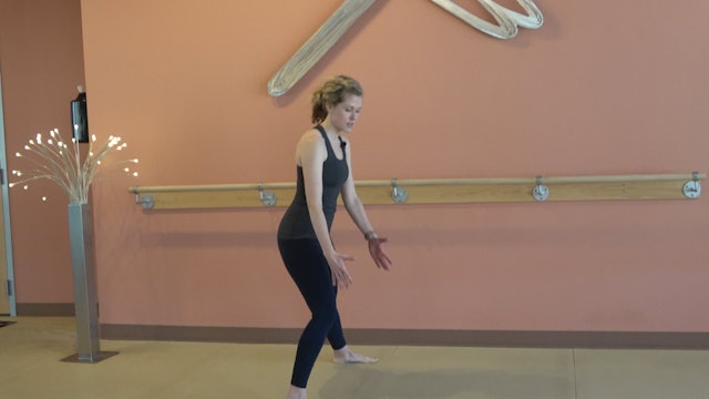 1 Minute Side Lunge Knee Up Breakdown with Lindsey