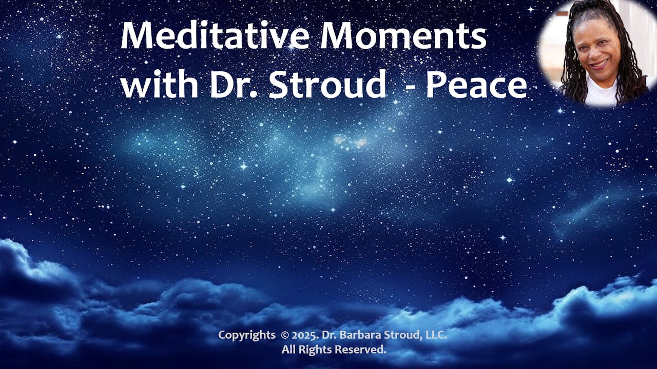 Meditative Moments - Peace 3-day Rental