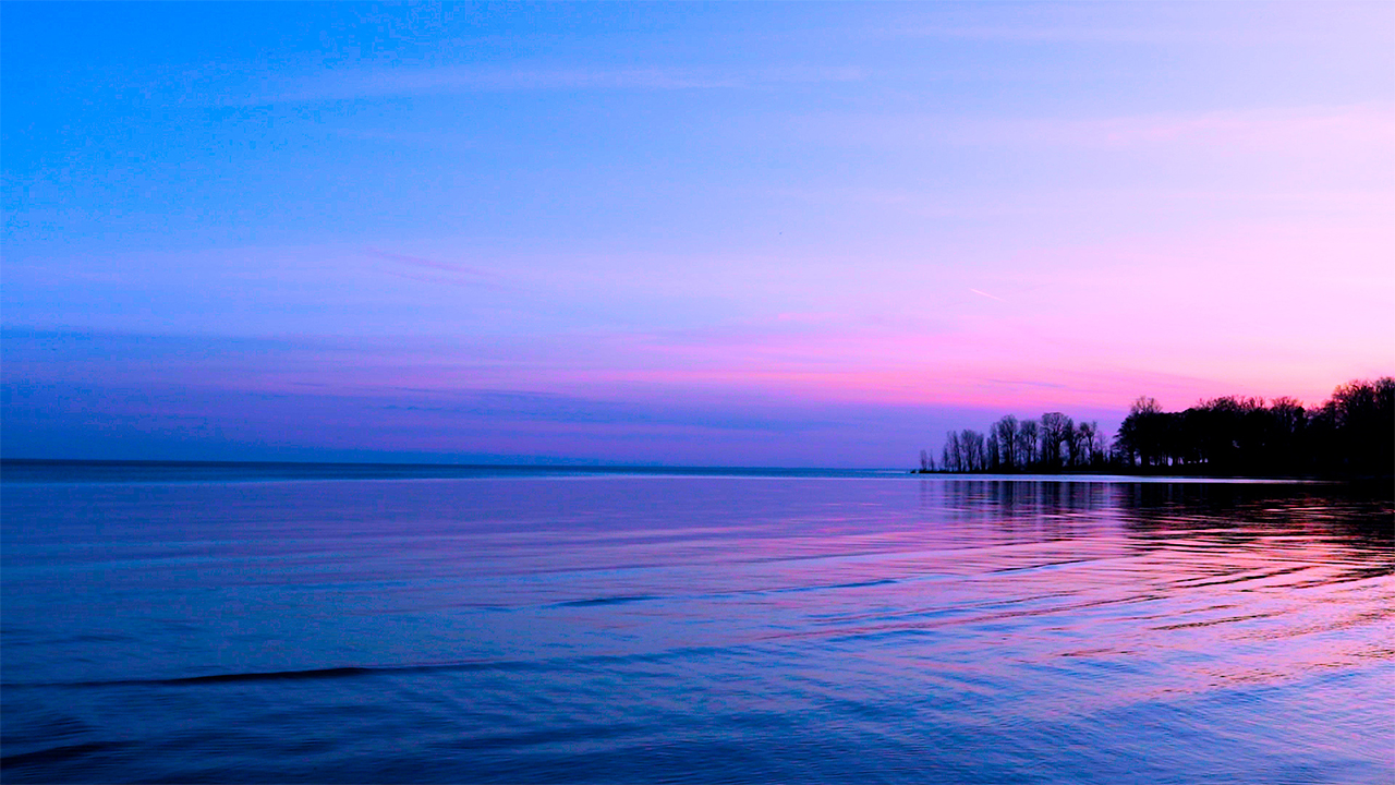 Calm Lake Wave Sounds (No Music)