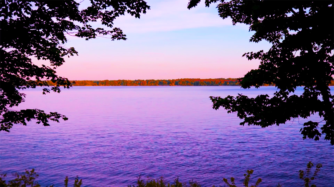 Peaceful Lake Wave Sounds (No Music)